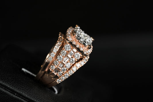 3 Piece Ring Band 14K Gold