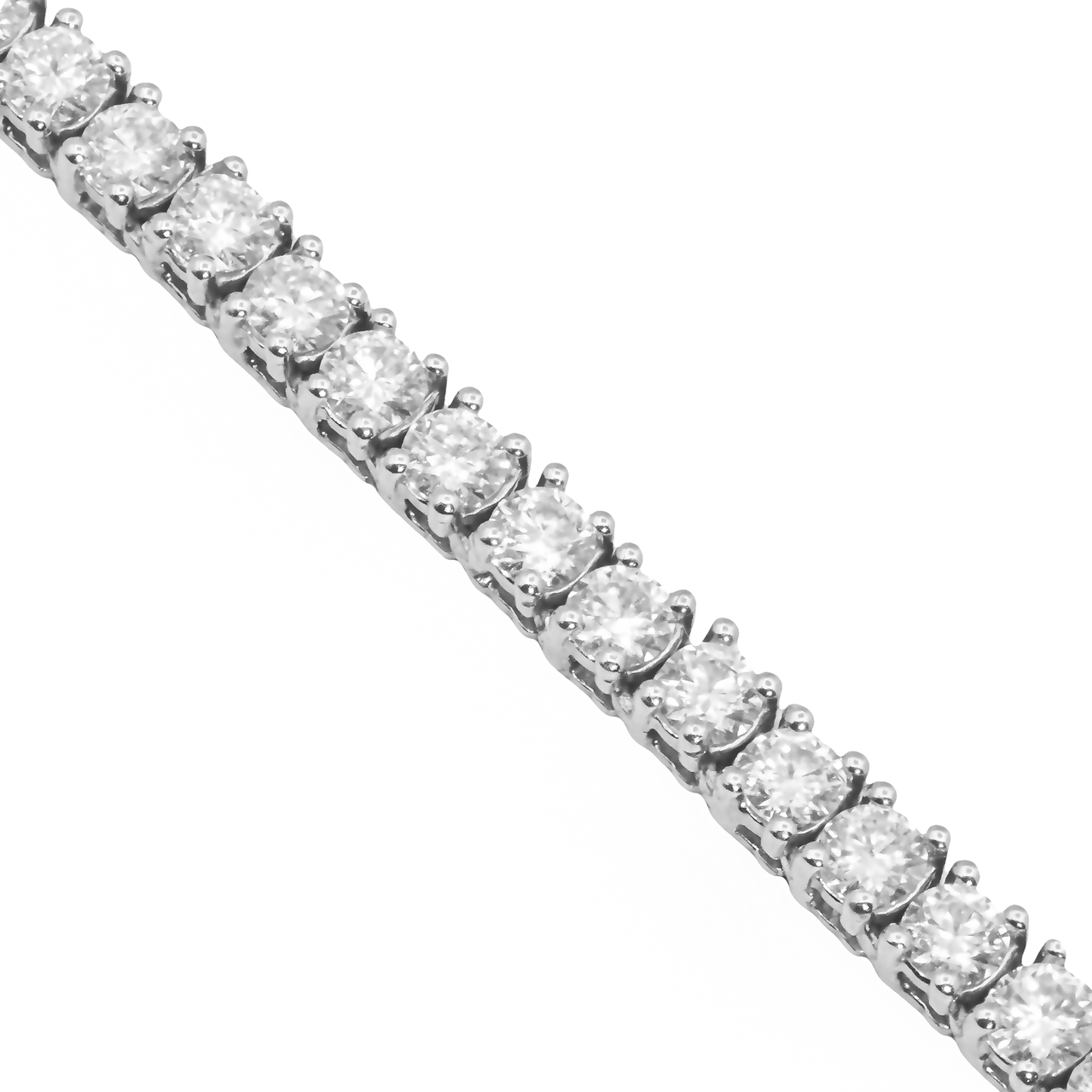 14k Gold Lab Diamond Tennis Chain 4.6 MM 41CTW